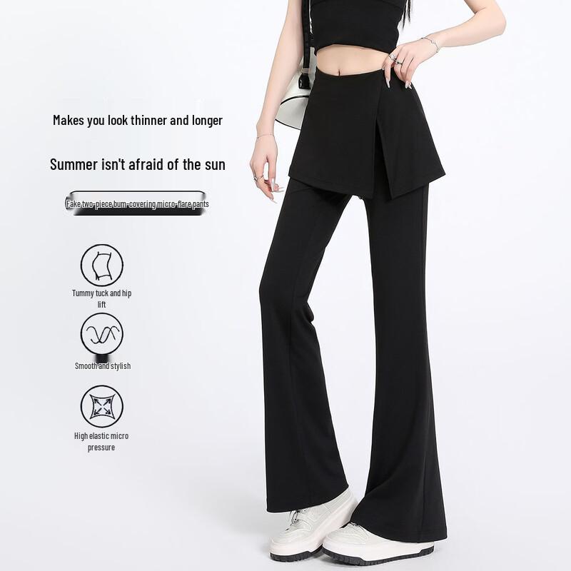 

Women s High-Waist Sun Protection Flared Yoga Pants S