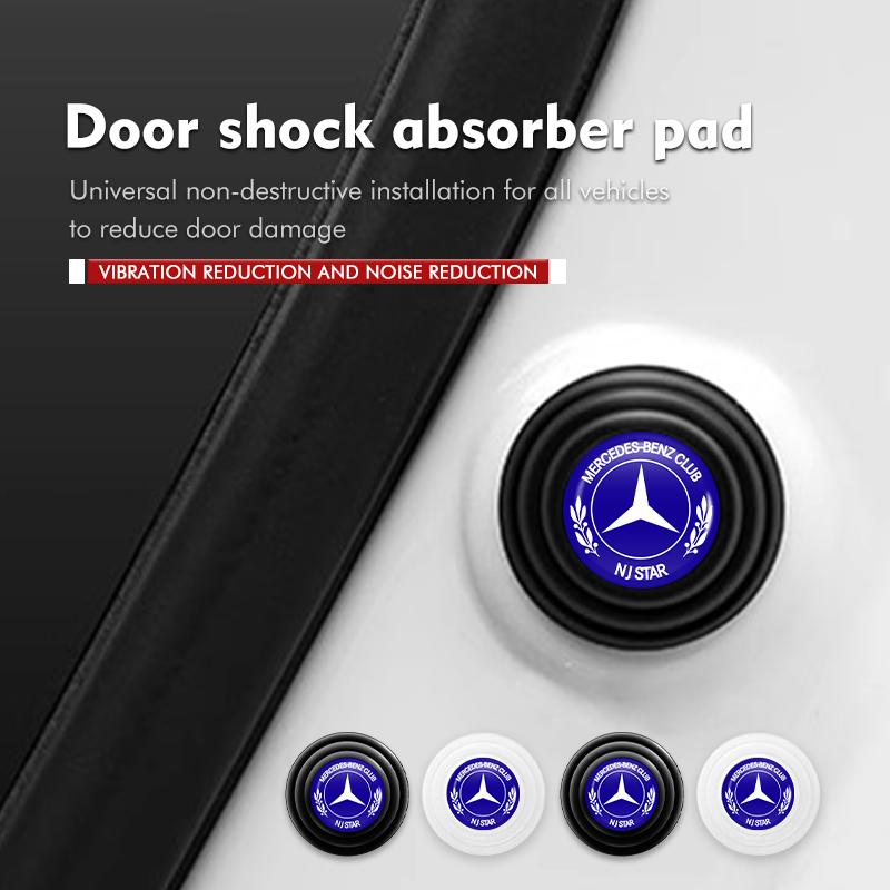 FA034pcs Anti-collision Silicone Car Door Shock Absorber Spacer For Mercedes Benz CLK GLC W212 C200 C300 W203 W204 W205 W169 W176