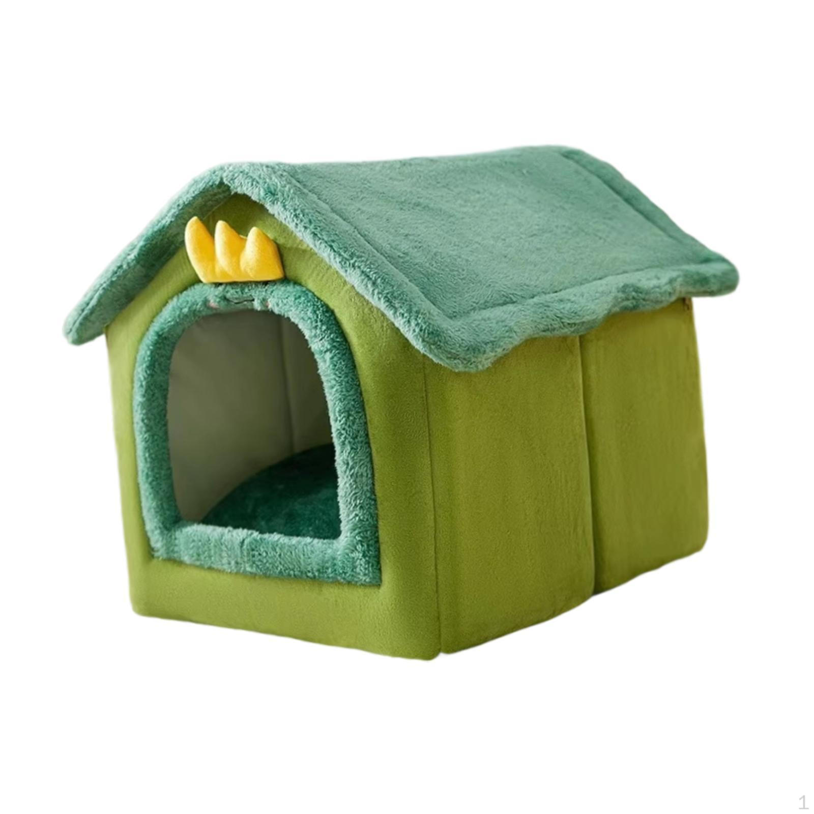 

Cat Bed Cats Cave Portable for Kittens Sleeping Warm Washable Shelter Comfortable Non Slip M