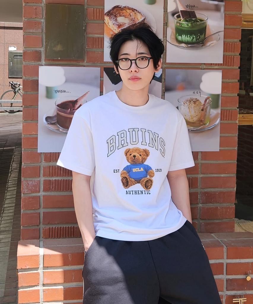 UCLA Unisex Authentic Bruins Bear Short Sleeve Tee (2 Colors) (Uc6St91)