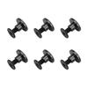20sets Brass Flat Head Belt Strap Rivets   Screw for Luggage Leather Craft (5mm)