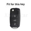 TPU Shell For VW Volkswagen Beetle Caddy Tiguan Polo Golf Passat Skoda Octavia Kodiaq Seat Leon Altea Car Key Case Cover Holder
