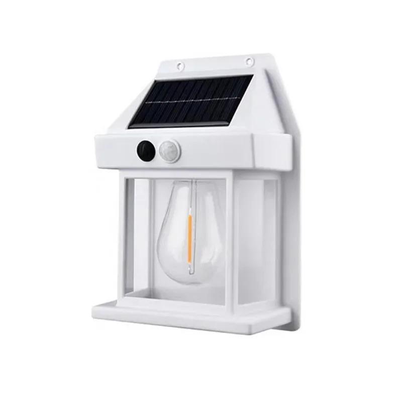 2000LM LED Solar Light Wall Lamp Motion Sensor Courtyard Garden Decoration Waterproof Sunlight Solar Power Yard Lights Outdoor Lighting