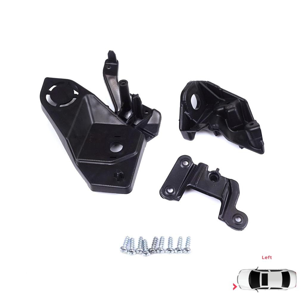 BHL581-1 Headlight Holder Mount Repair Bracket Tab Set Left Side for Peugeot 208 E-208 MK2 P21 2008 E-2008 MK2 P24 2019-On
