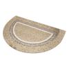 Half Round Doormat - Front Door for Indoor Entryway, Stain- and