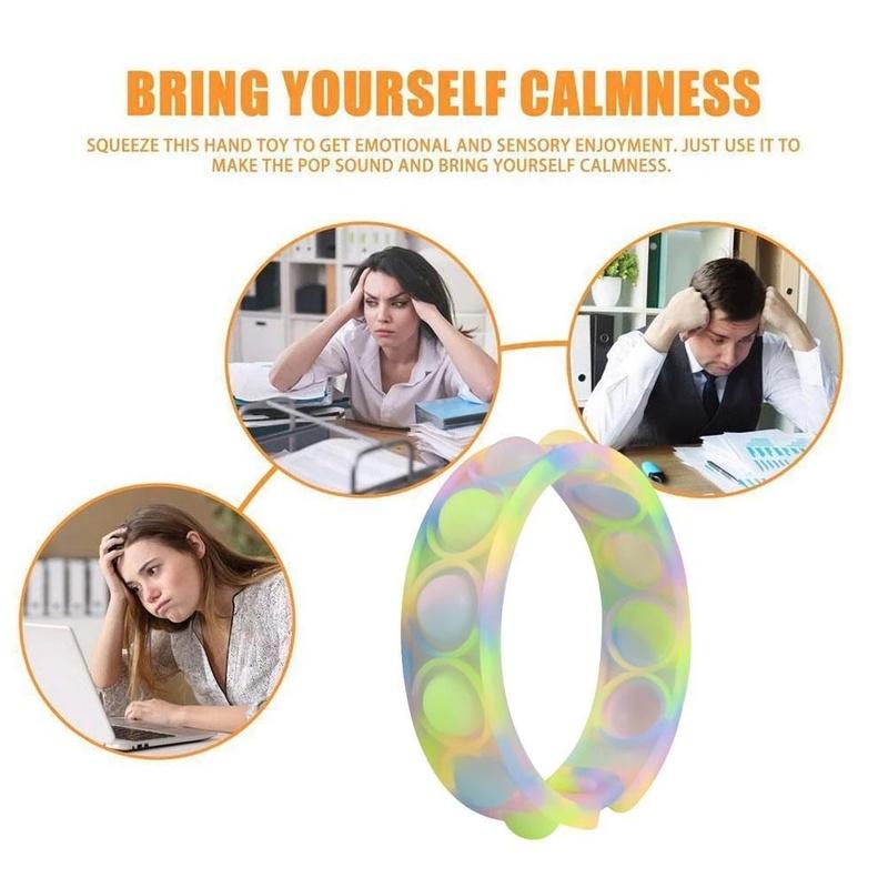 

Push Bubble Unzip браслет игрушка для снятия стресса антистресс мягкий силикон Squishy Press Bubble подарки
