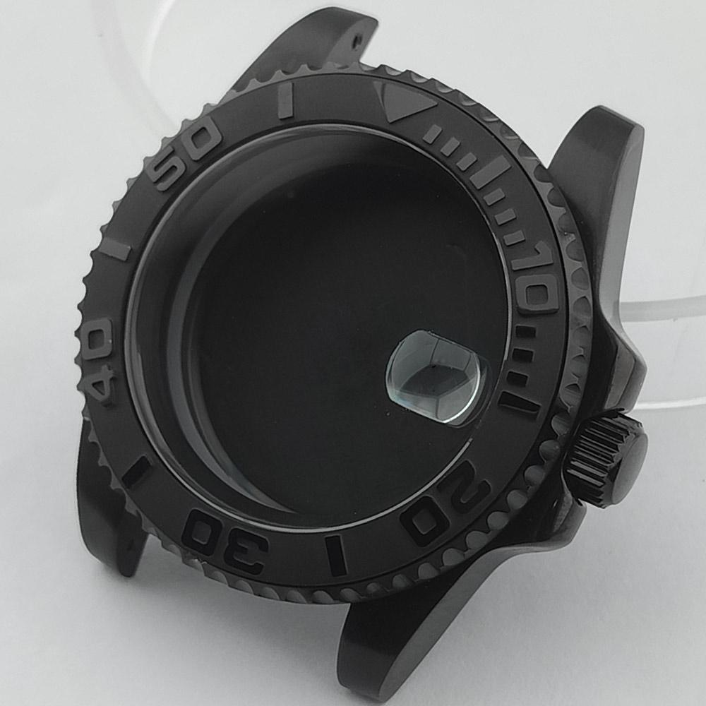 40mm Mechanical Watch Case for NH Series 35 36 38 Movement Yacht Design Style with Sapphire Crystal Watch Box Parts 7