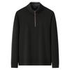 FIRS Men's Modal Blend Mock Neck Quarter-Zip Sweatshirt