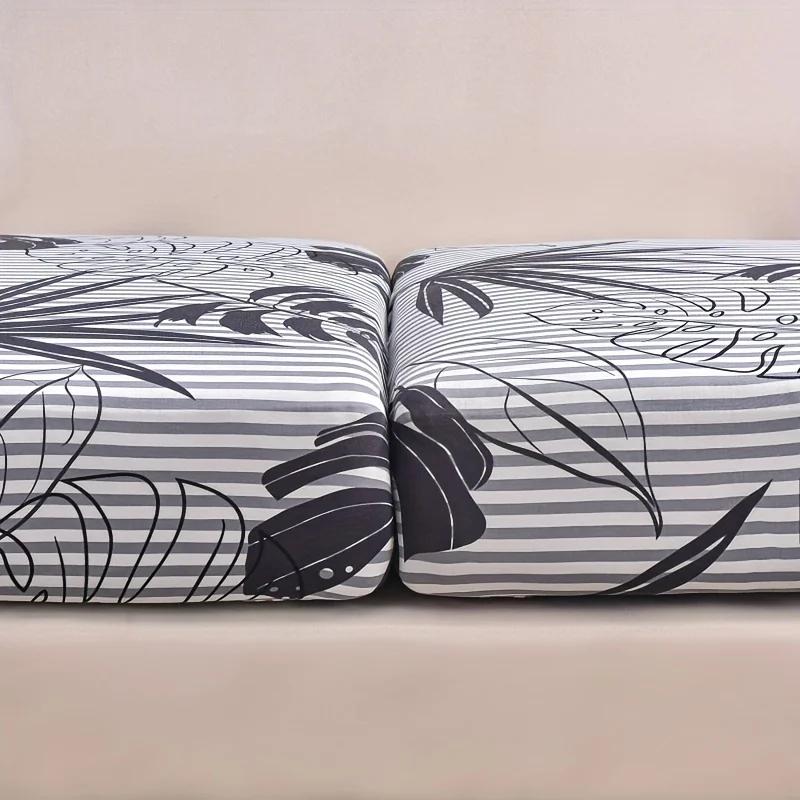 Elastic Sofa Seat Cushion Cover Stretch Floral Printed Armchair Couch Cover Corner L-Shape Removable Anti-Dust