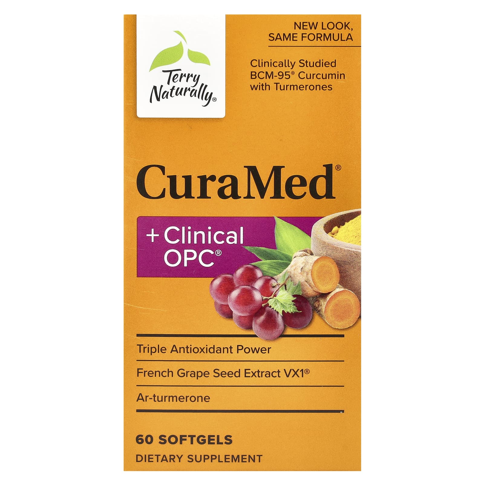 

Curamed + Clinical Opc, 60 Softgels