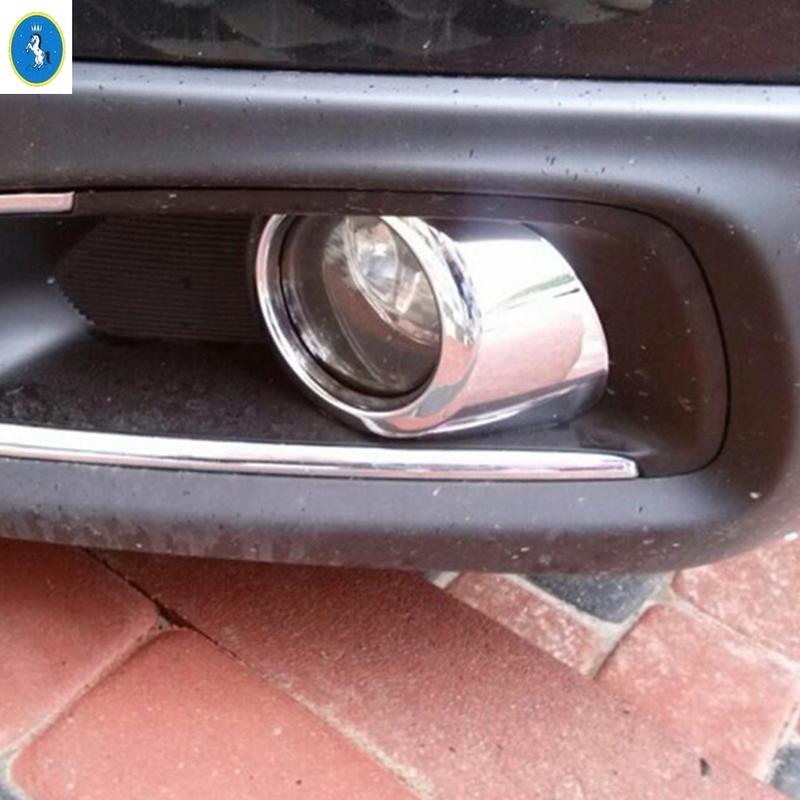 Främre Huv Bumper Dimljus Lampor Dekoration Ram Skydd Trim Passar För Suzuki SX4 s-cross 2014 - 2016 Bil Utvändiga Tillbehör