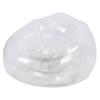 Inflatable Chair Comfortable Relaxing Transparent Ergonomic Space Saving PVC Blow Up Couch Chair