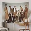 1pc Classic KPOP Hot Aateez Singer Hippie Wall Hanging Tapestries Art Science Fiction Room Home Decor Kawaii Room Decor
