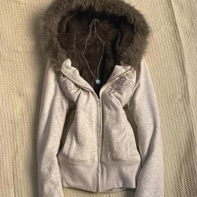 2KWEIRD Jackor Dam Höst Vinter Broderi Bokstav Dragkedja Ytterkläder Lösa Huvtröjor Y2k Harajuku Grunge Sweatshirts