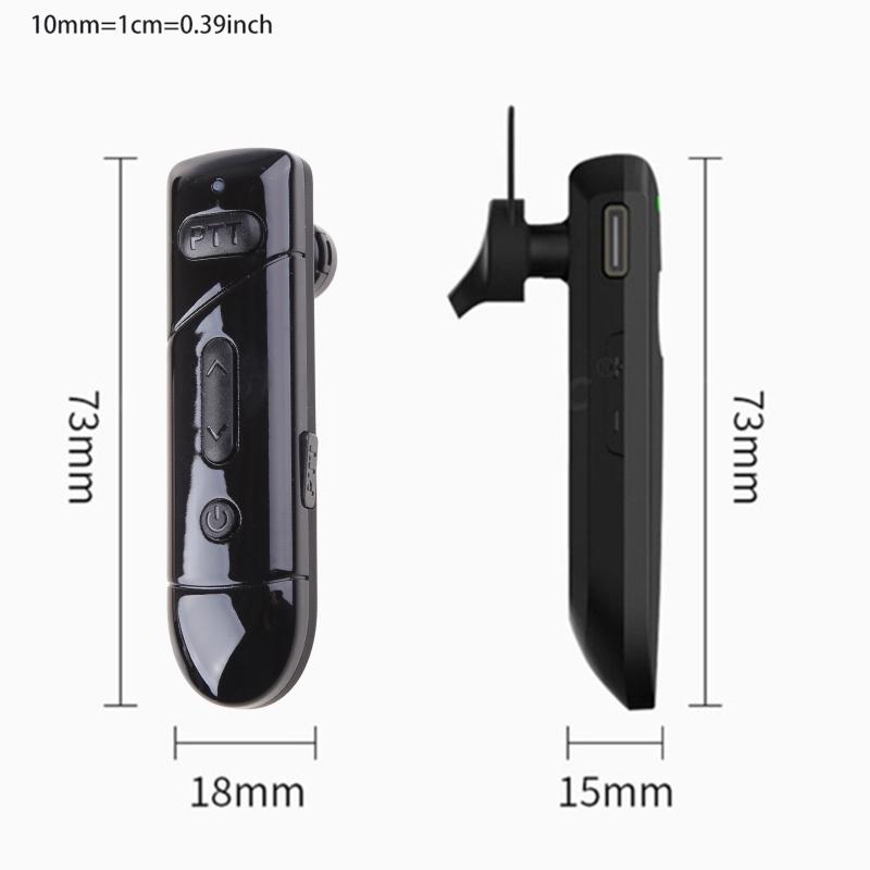 Micro Wireless Professional Intercom Suit for Hotel Catering Motorcycle Bike Mini Headphone Wireless Walkie-talkie