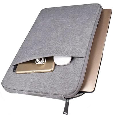 Laptop Sleeve Bag, Splash Resistant Fabric, Impact Resistant Cushioning, Soft Fleece Lining, Portable Design