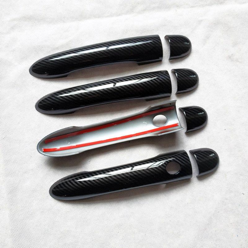 Door Handle Cover Trim for Renault Espace 4 IV MK4 Accessories Plastic Imitation Carbon Fiber