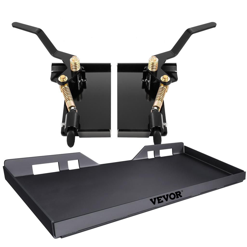 VEVOR Skid Steer Attachment 3/8in Skid Steer Quick Attach Plate 85LBS Skidsteer Attachment 18.5\" Height Quick Attach Skid Steer Attachments for