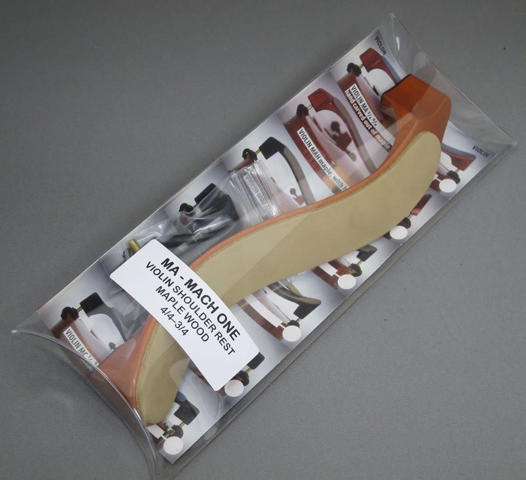 Mach One Violin Shoulder Rest, Maple