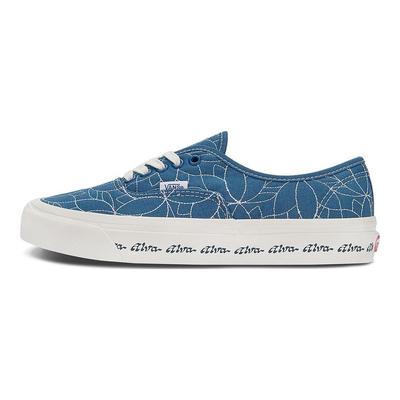 Alva Skates x Authentic 44 DX Kwiatowe Szycie Unisex Trampki Niebieski Indigo-Granatowy VN0005U8NVY