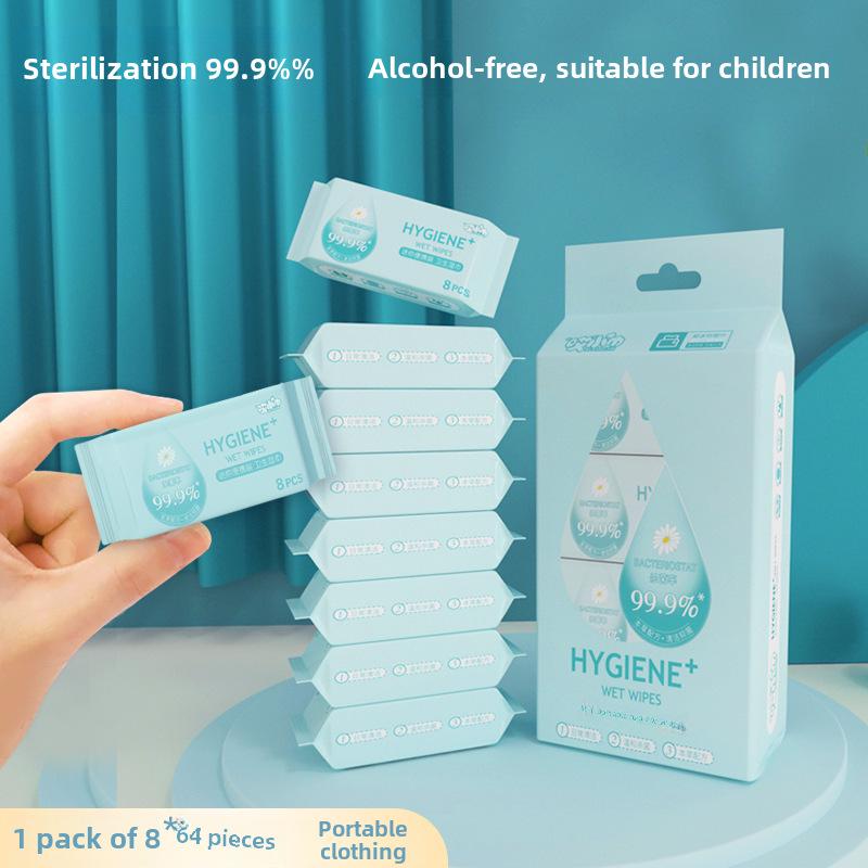 

Компактные влажные салфетки унисекс для личной гигиены