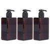 3PCS 280ml Pump Bottle Empty Liquid Hand Soap Container Plastic Press Bottle for Travel Use