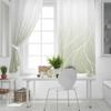 Sage Green Gradient Line Texture Blackout Curtains For Living Room Bedroom Window Treatment Blinds Drapes