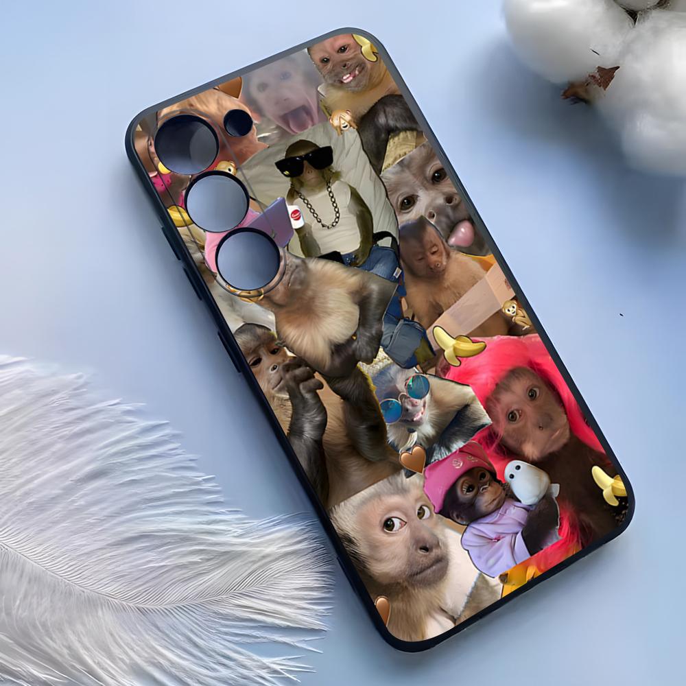 

Новий креативний чохол для телефону з візерунком мавпи для Samsung S25 Ultra S24 S23 S 22 S21 S20 Plus Fe Galaxy A54 A53 A34 A25 A16 Samsung S20