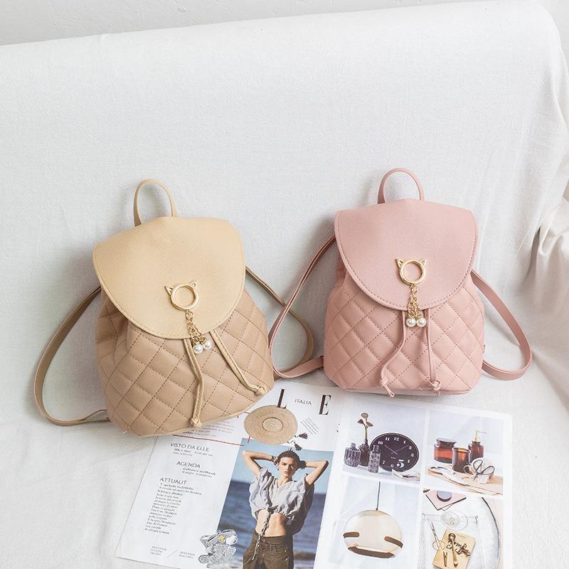 Casual Small Backpack Women's Bag Girls Small Schoolbag Mini Backpack