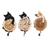 Tail Swing Wall Mounted Clock Cute Cat Hanging Clock Modern Style Cat Wall Clock  Bedroom