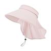 Ice Cool Summer Silk Sunhat Sunshade Hat Neck Cover Travel Outdoors Breathable