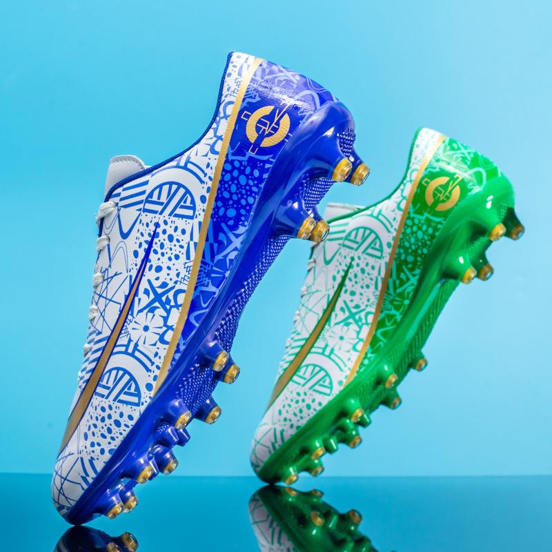 Football shoes for boys New men's and women's long and short nails Non-slip students Adult competition Campus training