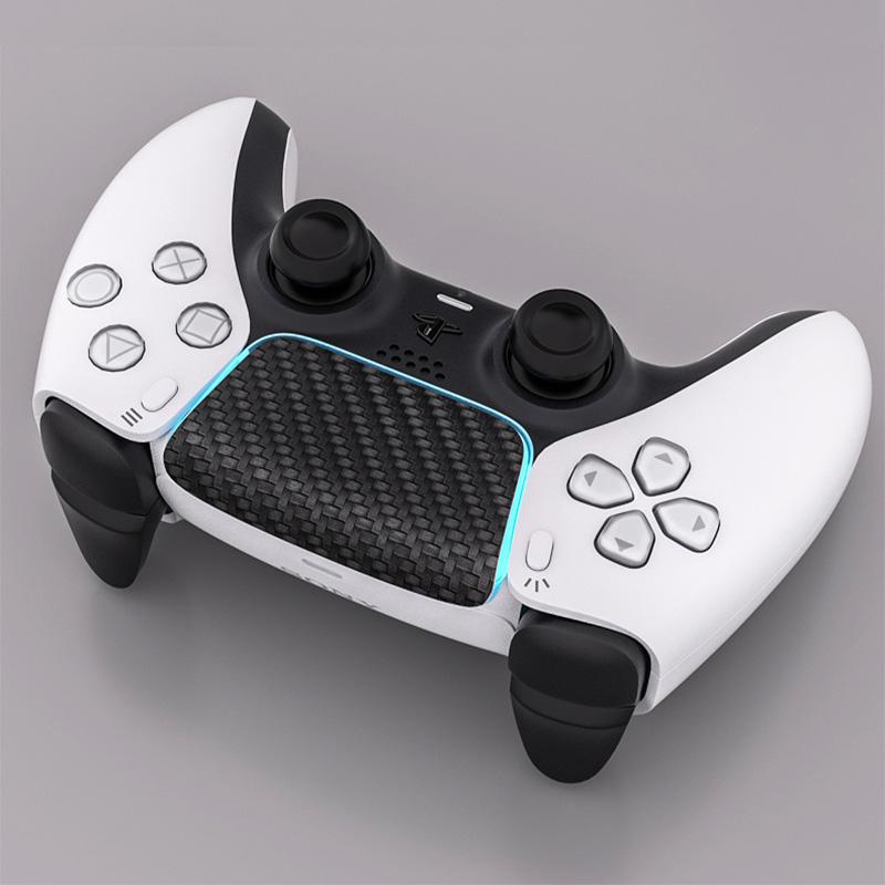 Skin Stickers for PS5 Controller Solid Color Multiple-texture Sticker for Playstation 5 Touchpad Gamepad Protector(2 Pcs)