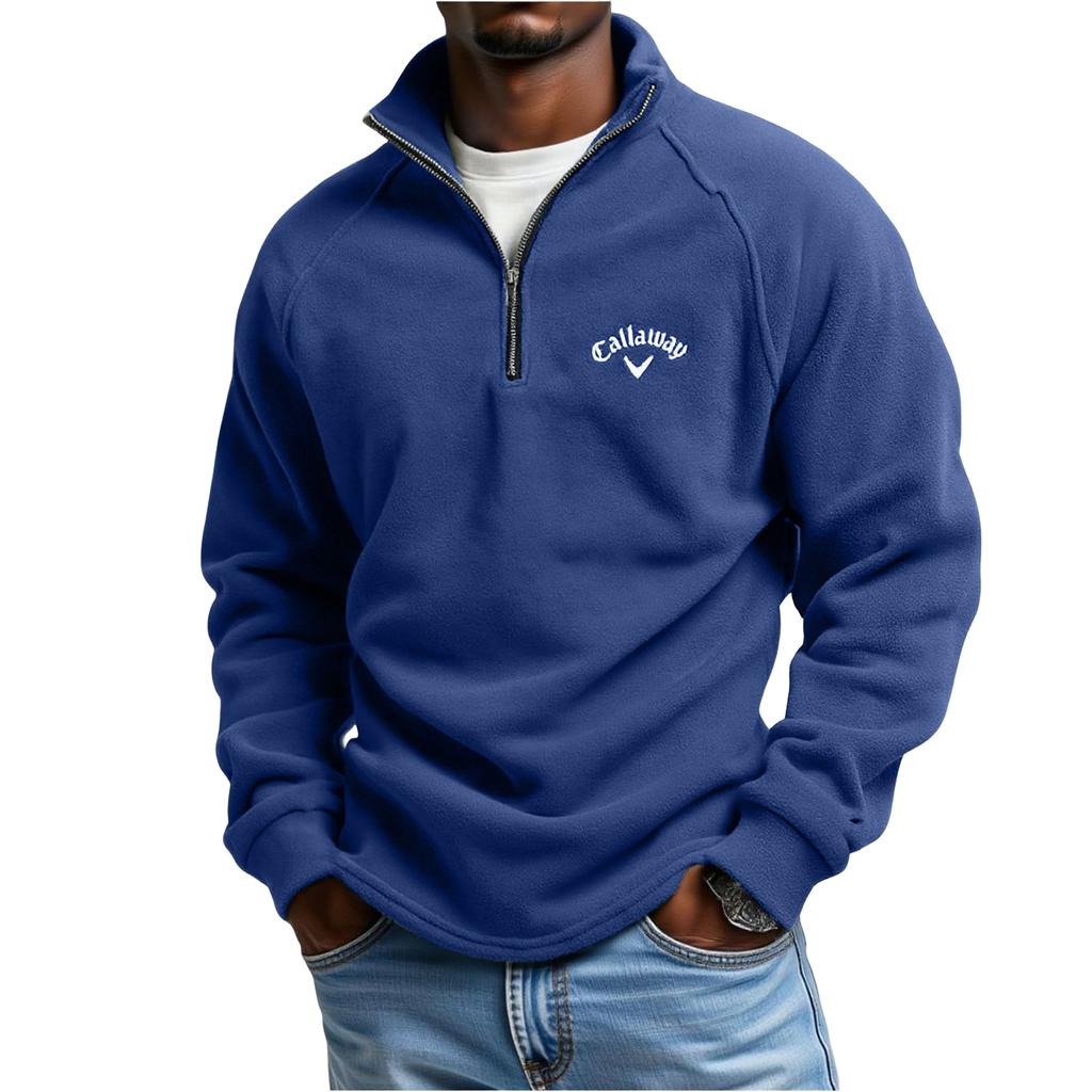 Men's Sweatshirt Loose Solid Color Outdoor Warm Breathable T-Shirt Top