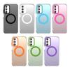 For Samsung Galaxy A15 Case For Samsung A55 A35 A25 A15 4G 5G Cover Translucent Candy Color Matte Magnetic Shockproof Bumper