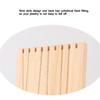 9 Fächer Schlichte Holz Schreibtisch Deko Ornament Halskette Schmuck Display Board Ständer Aufbewahrung