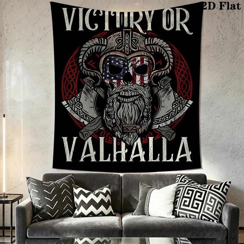Spirit Tapestry Warrior Wisdom Decor Tapestry Wallmounted Background Cloth Background Cloth Wall Covering Decoration Background Wall Hanging Cloth