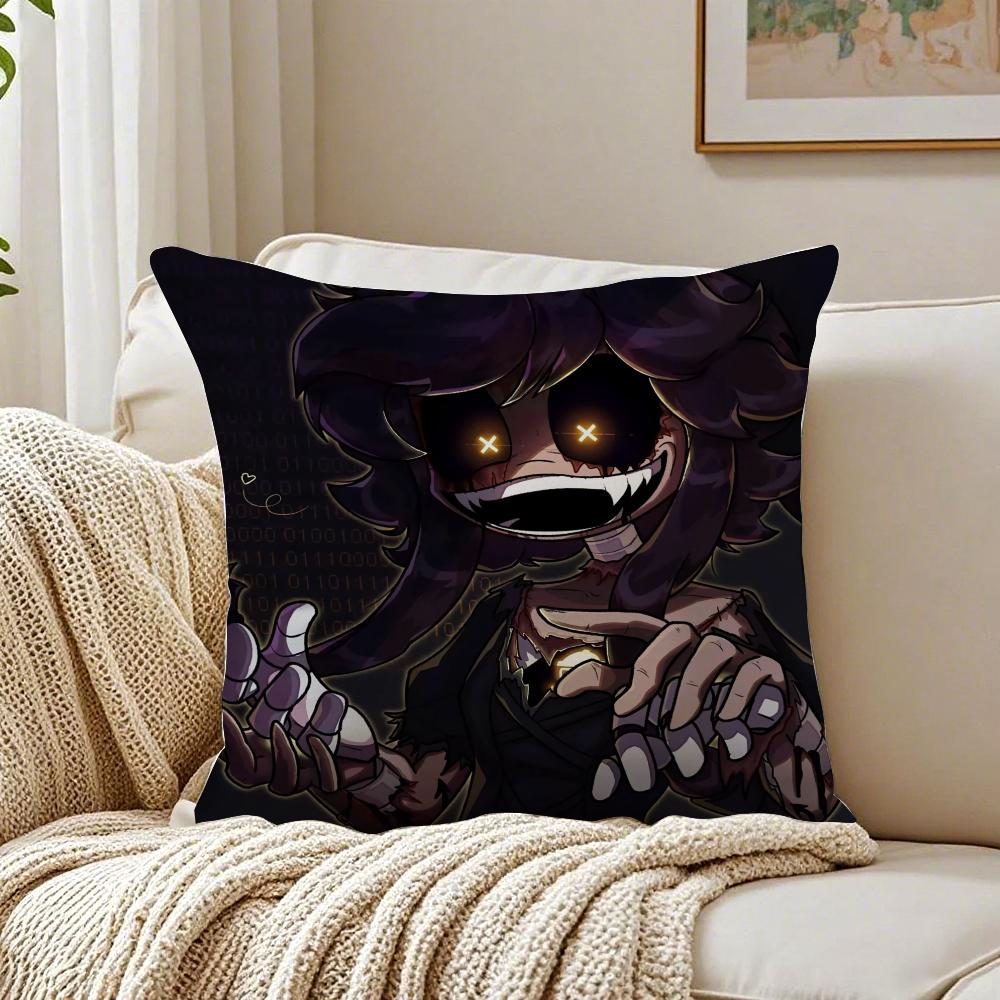 Cyberpunk Action Anime MMurder DDrones Cushion Cover Pillowcase Antidustmite living Room Sofa Decor Cushion Room