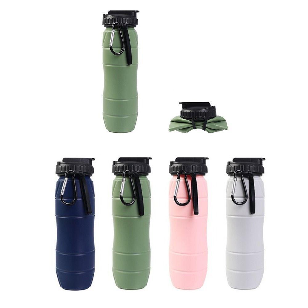 650ml Foldable Water Bottle Silicone Folding Water Cup Easy Cup Sports Water Bottle  Outdoor Travel