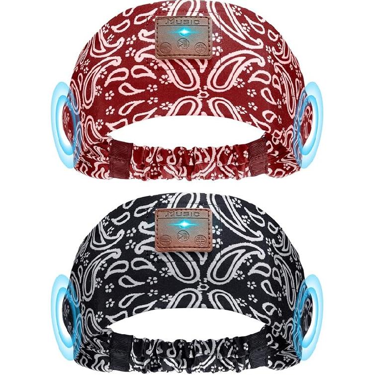 2-Pack Sleeping Headphones, Headband Headphones with Ultra-Thin HD Stereo Speaker, Bluetooth Headband for Sports, Workouts, Insomnia, Yoga, Air