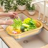 Over The Sink Colander Over The Sink Strainer Basket Fast Drain Fruit Cleaner Basket for Home Cooking Meal Prep Dishwashing
