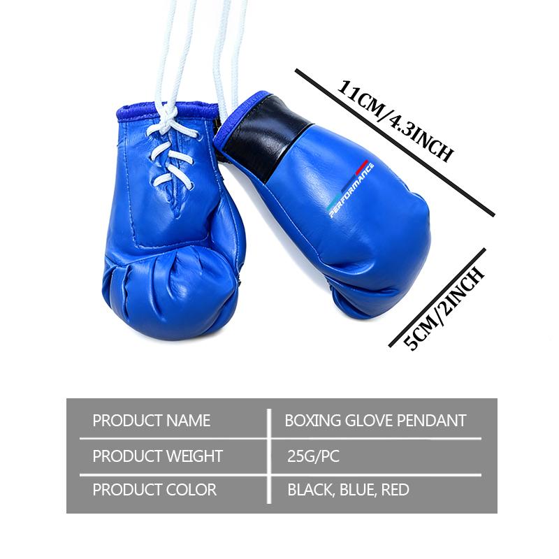 1 Pair Car Boxing Gloves Hanging Ornament Rearview Mirror Pendant For BMW M M2 M3 M4 M5 M6 E46 E90 E60 F30 E39 X1 X3 X4 X5 HC0