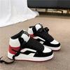 Korean Version of Platform Bread Shoes 2025 New Color Matching Trend Casual High-top Board Shoes Retro Versatile Fashion Sports Shoes