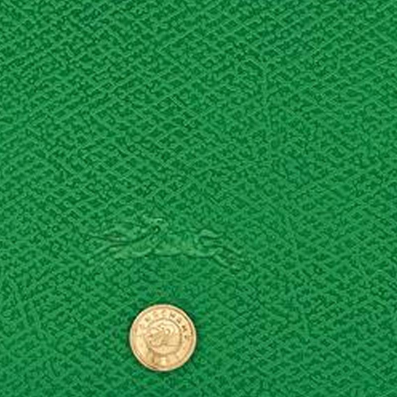 Longchamp Épure Zipper Closure Wrist Strap Leather Clutch Women Clutch Green 10250HYZ129
