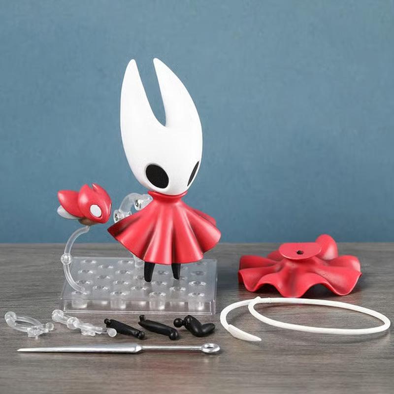Hollow Knight Silksong Mini Figure Set 2195 2196, The Knight & Hornet PVC Statue, Game Collectible Desk Decor Collectible Figure