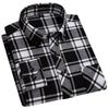 Herbst Dickes Flanellhemd Karomuster Hemden Standard-Passform Für Herren Langarm Reine Baumwolle Mode Einzelnes Aufgesetztes Taschendesign Jung