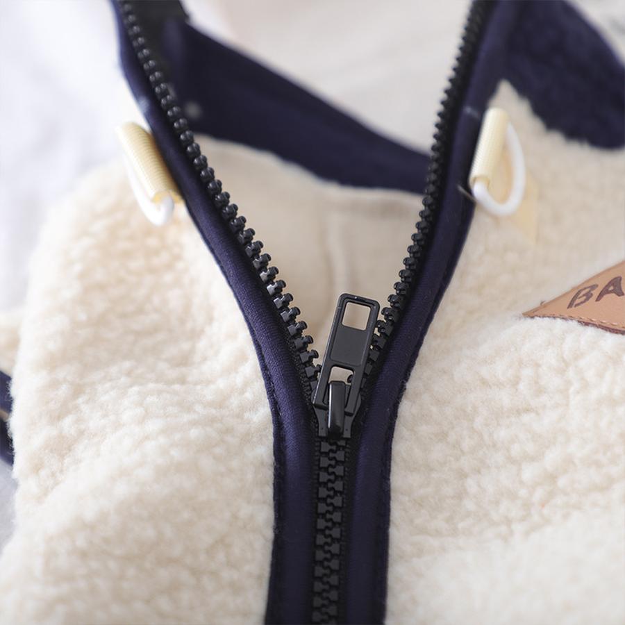 Fleece Lamb Wool Pet Clothes Autumn Winter Dog Clothes with Zipper for Golden Retriever, Teddy Bear, Poodle