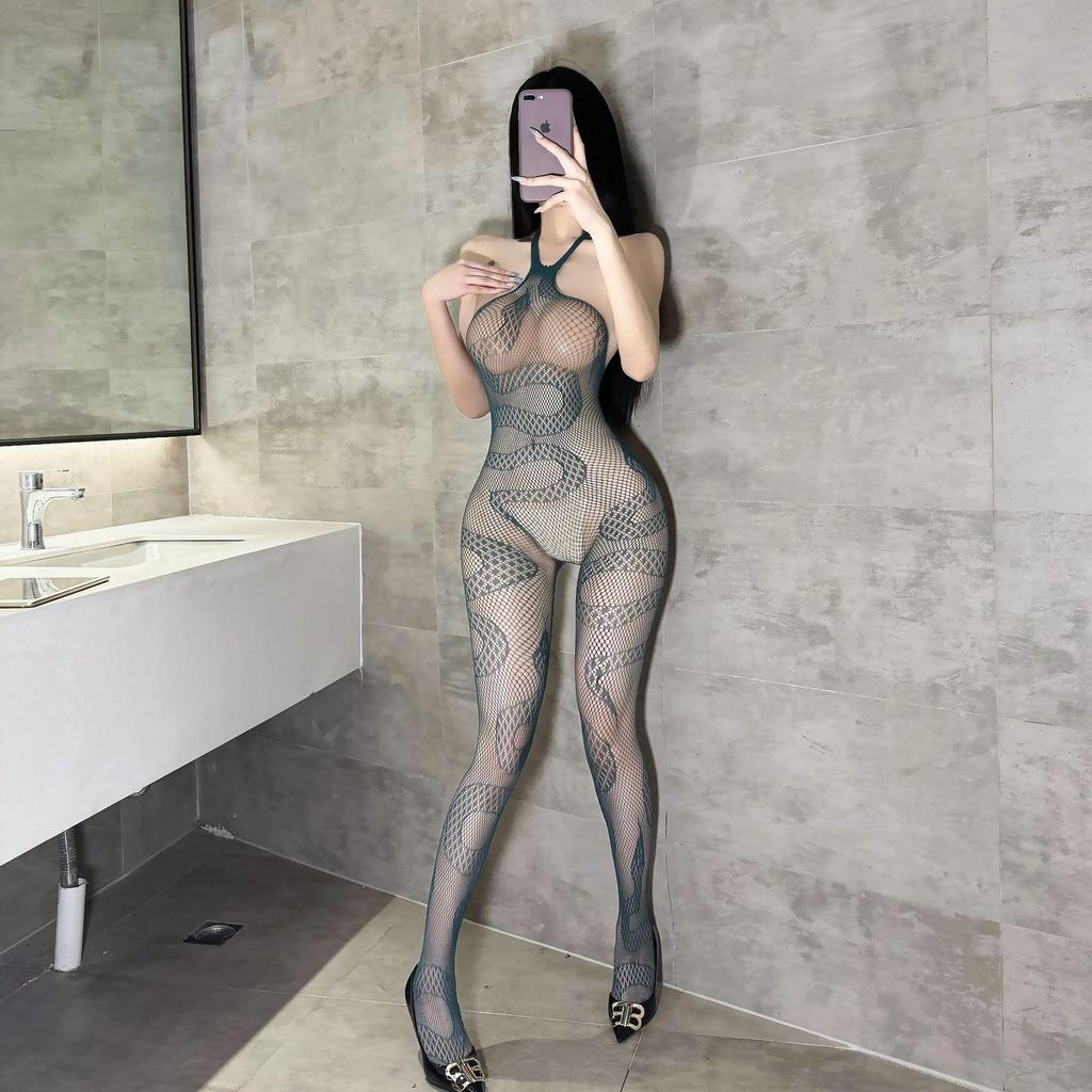 European & American Lace Open-Cup Open-Crotch Lingerie Set