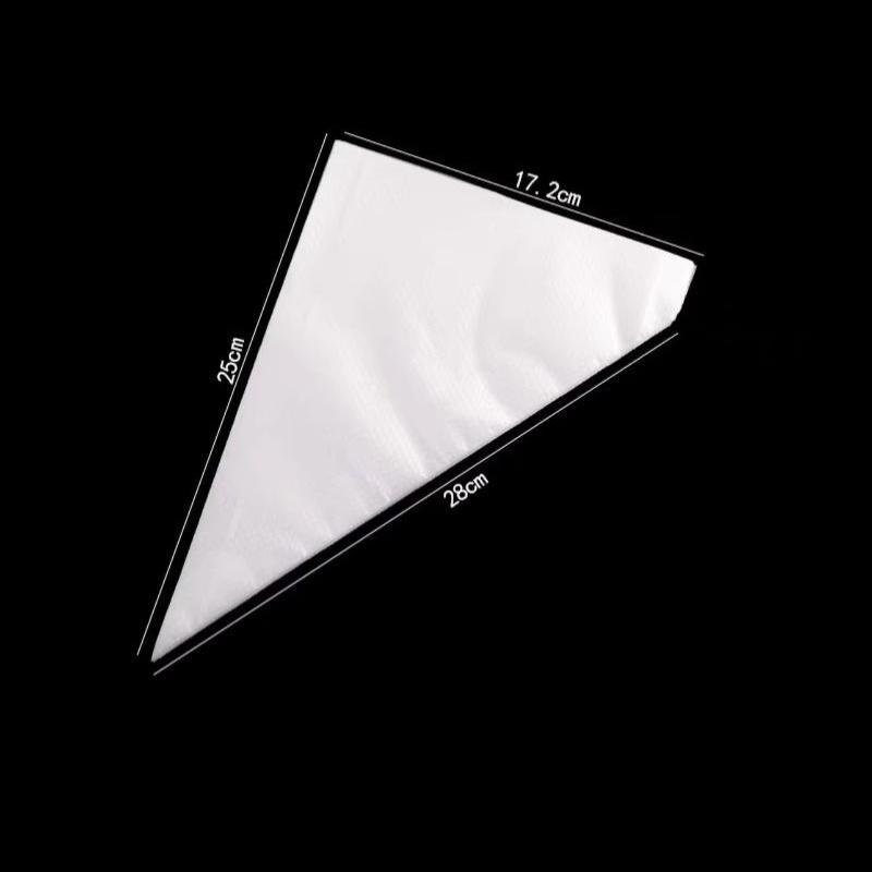 100Pcs Disposable Piping Bags Burst Proof Thick Material 3 Sizes Perfect For Cake Decorating Home Baking Pastry Making