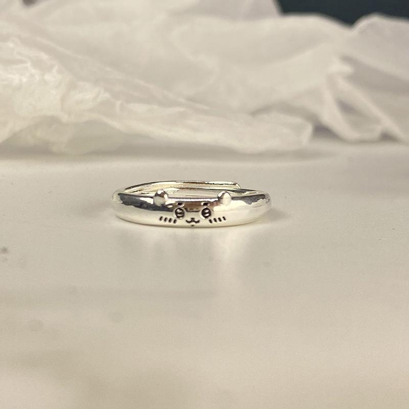 

Японське Аніме Каваї Чіікава Кільце для пари Милий Мультяшний Креативний Усагі Відкрите Регульоване Кільце на палець Для Дівчини Подарунок на День народження